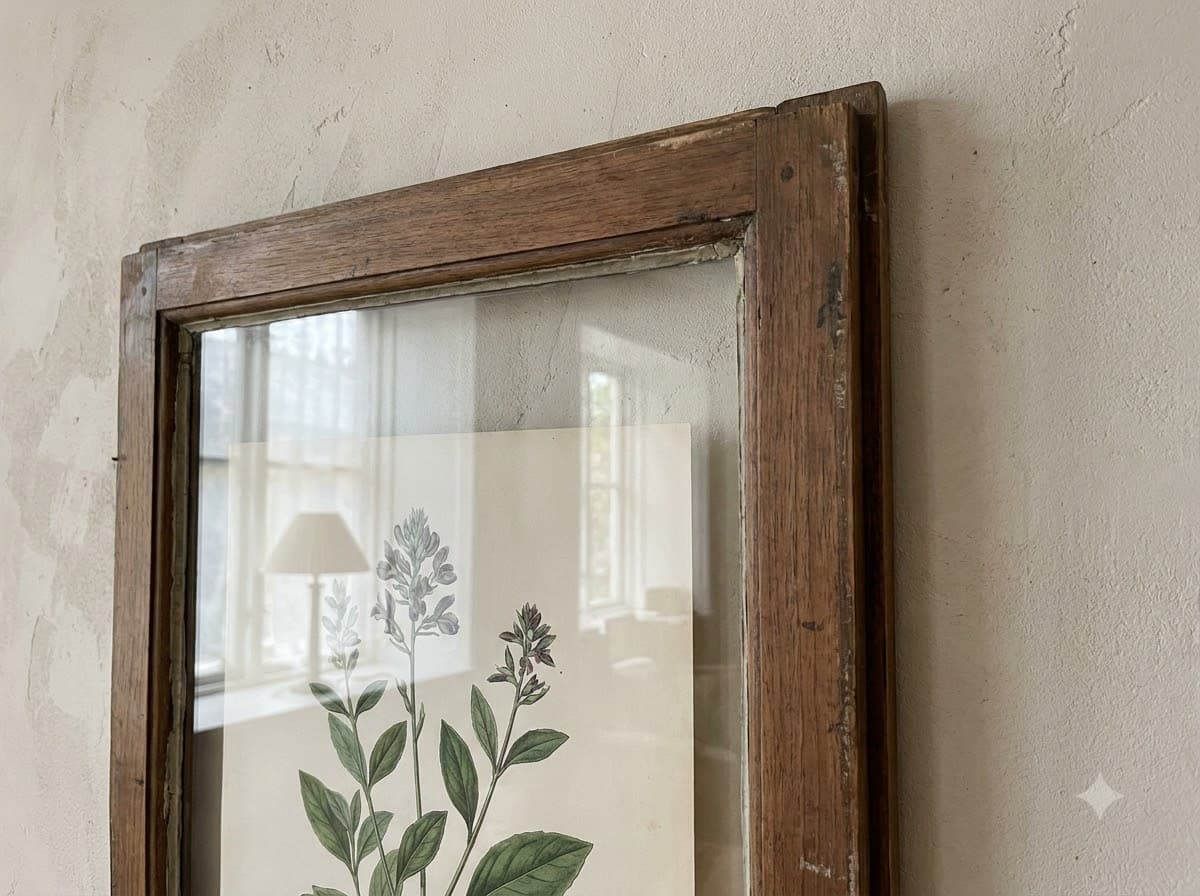A framed panel, glazing fitted and edge sealed